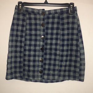 Urban Outfitters button-down skirt